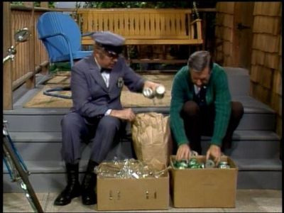 David Newell and Fred Rogers in Mister Rogers' Neighborhood (1968)