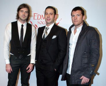 From left: Victor Kubicek, Derek Anderson and Sam Worthington