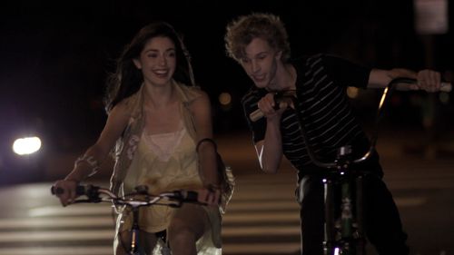 Parker Croft and Emilia Ares in Falling Overnight (2011)