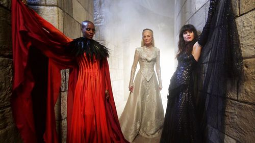 Joely Richardson, Florence Kasumba, and Ana Ularu in Emerald City (2016)