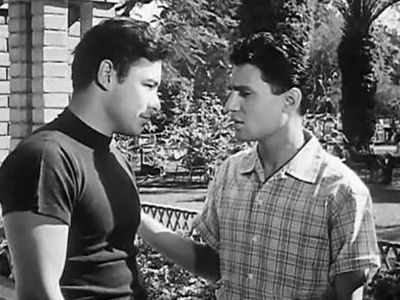 Abdel Halim Hafez and Ahmed Ramzy in Our Best Days (1955)