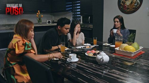 Jean Garcia, Claire Castro, Dang Cruz, and Edgar Allan Guzman in Nakarehas na puso (2022)