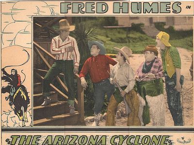 Ben Corbett, Gilbert Holmes, Fred Humes, Richard L'Estrange, and Scotty Mattraw in The Arizona Cyclone (1928)