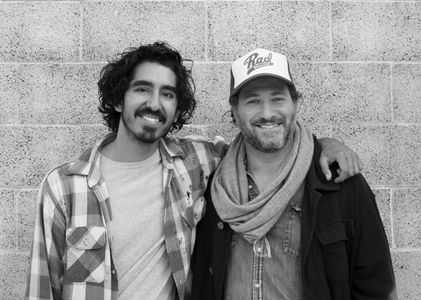 Dev Patel & Elliot Kotek at Nation of Artists office