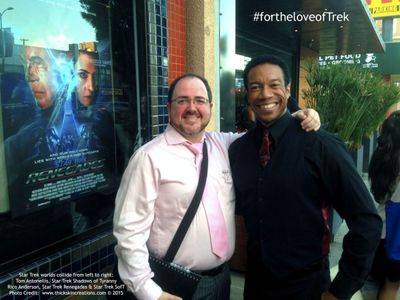 Actors Tom Antonellis and Rico Anderson at the premiere of 