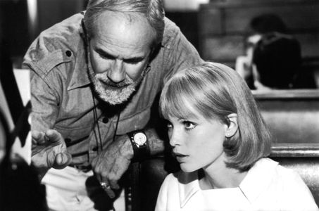 Mia Farrow and William A. Fraker in Rosemary's Baby (1968)