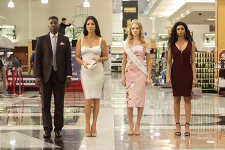 Catherine Zeta-Jones, Teagle F. Bougere, Rana Roy, and Belle Shouse in Queen America (2018)