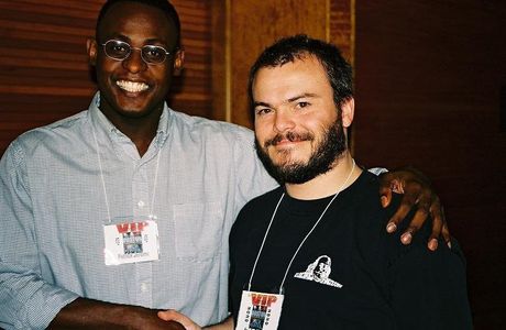 Patrick Jerome and Jack Black at the Boston International Film Festival