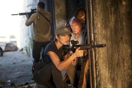 Tim Pigott-Smith and Michelle Lukes in Strike Back (2010)