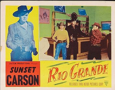 Sunset Carson, Bobby Clack, and Curley Rucker in Rio Grande (1949)