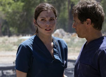 Scott Wolf and Jill Flint in The Night Shift (2014)