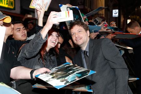 Gareth Edwards at an event for Rogue One: A Star Wars Story (2016)