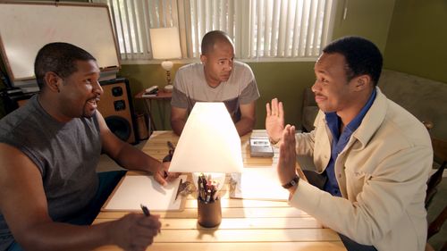 Carleton Bluford and Lonzo Liggins in Stop Pepper Palmer (2014)