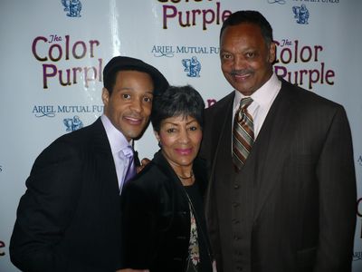 Stu James, Miss Shirley and The Reverend Jesse Jackson - Opening Night of Oprah Winfrey Presents 