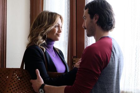 Jennifer Lopez and Milo Ventimiglia in Second Act (2018)