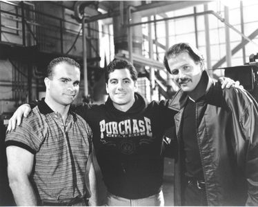 Men of Means (L to R) Tie Domi, Todd Baker, Michael Paré