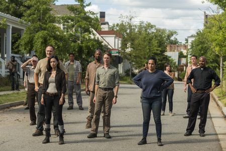 Jason Douglas, Seth Gilliam, Alanna Masterson, Christian Serratos, David Silverman, Jordan Woods-Robinson, and Curtis Ja