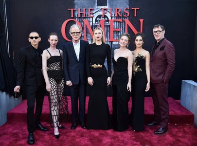 The First Omen premiere with Tawfeek Barhom, Ishtar Currie-Wilson, Bill Nighy, Nell Tiger Free, Arkasha Stevenson and Ma