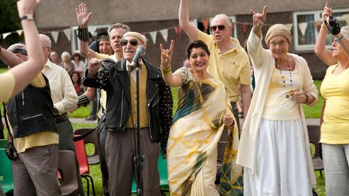 Vanessa Redgrave and Taru Devani in Unfinished Song (2012)