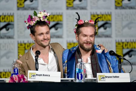 Hugh Dancy and Bryan Fuller at an event for Hannibal (2013)