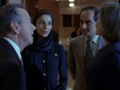 Gregory Itzin, Cherry Jones, Navid Negahban, and Necar Zadegan in 24 (2001)