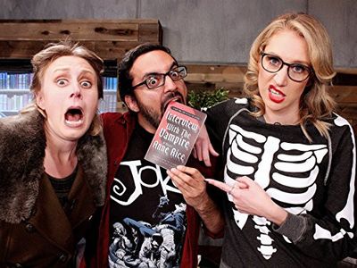 Amy Vorpahl, Maude Garrett, and Hector Navarro in Alpha Book Club: Interview with the Vampire - Part 3 (2018)