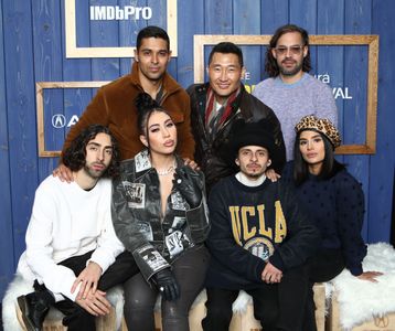 Wilmer Valderrama, Daniel Dae Kim, Moises Arias, Mateo Arias, Esteban Arango, Diane Guerrero, and Kali Uchis at an event