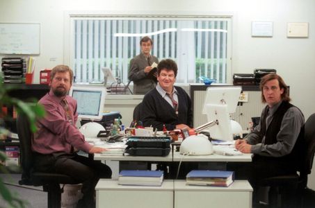 Dirk van Dijck, Frank Focketyn, Wim Opbrouck, and Tom Van Dyck in Het eiland (2004)