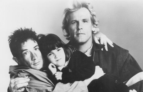 Nick Nolte, Martin Short, and Sarah Rowland Doroff in Three Fugitives (1989)