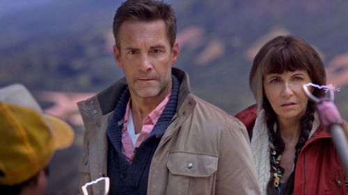 Mary Steenburgen and Jay Harrington in Turkey Hollow (2015)