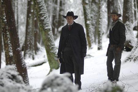 Goran Visnjic and Daniel Lissing in Timeless (2016)