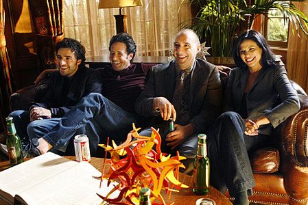 Rob Morrow, Tony Hale, David Krumholtz, and Navi Rawat in Numb3rs (2005)