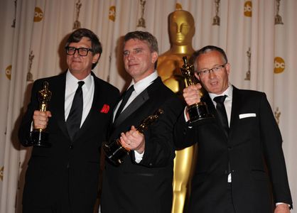 Rick Carter, Kim Sinclair, and Robert Stromberg at an event for The 82nd Annual Academy Awards (2010)