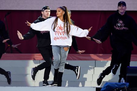 Ariana Grande at an event for One Love Manchester (2017)