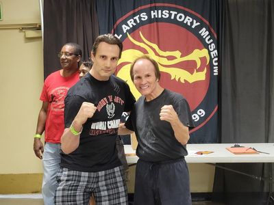 Mark Heidelberger with Benny the Jet Urquidez