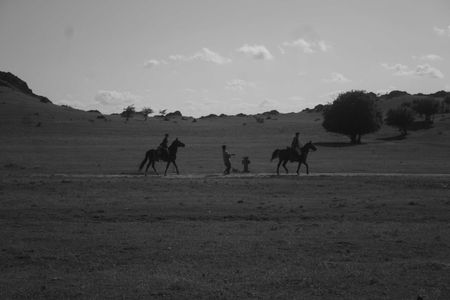 Toma Cuzin, Teodor Corban, and Mihai Comanoiu in Aferim! (2015)