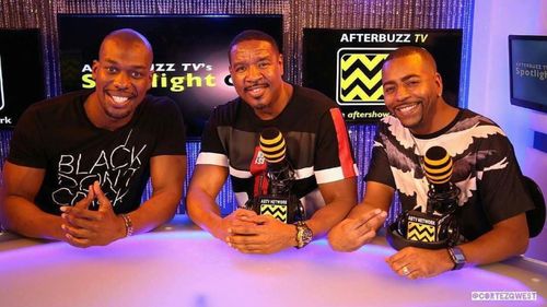 Afterbuzz TV Cortez G West, Dorien Wilson, And Ken Lawson on Set