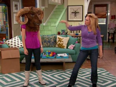 Leigh-Allyn Baker and Bridgit Mendler in Good Luck Charlie (2010)