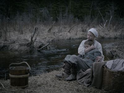 Harvey Scrimshaw and Anya Taylor-Joy in The Witch (2015)