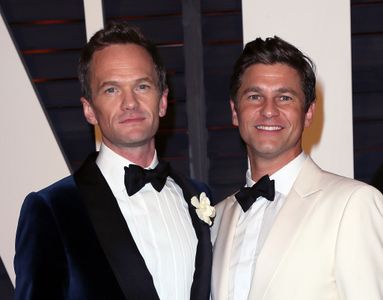 Neil Patrick Harris and David Burtka at an event for The Oscars (2015)