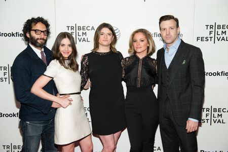 Jason Sudeikis, Alison Brie, Jason Mantzoukas, Margarita Levieva, and Leslye Headland at an event for Sleeping with Othe