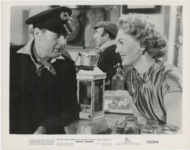 Richard Arlen and Greta Gynt in Devil's Harbor (1954)