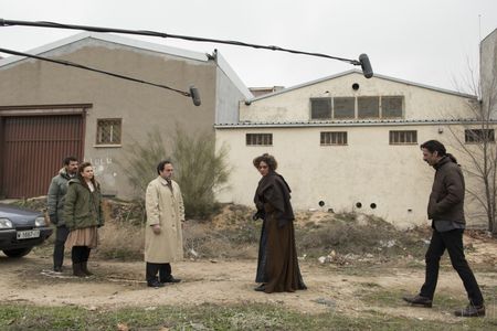 Rodolfo Sancho, Nacho Fresneda, Mario Tardón, and Aura Garrido in The Ministry of Time (2015)