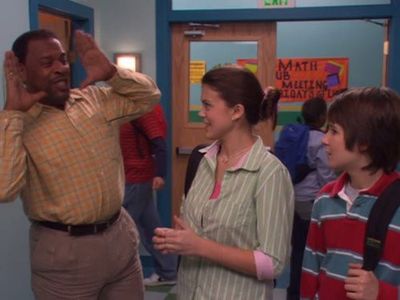 Meshach Taylor, Devon Werkheiser, and Lindsey Shaw in Ned's Declassified School Survival Guide (2004)