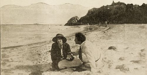 Edward Coxen and Winifred Greenwood in The Broken Barrier (1914)