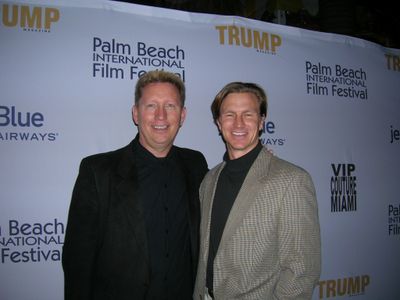 Director/Writer Dan Chinander with Executive Producer Greg Kino At Donald Trumps Mar-A-Lago Palm Beach Film Internationa