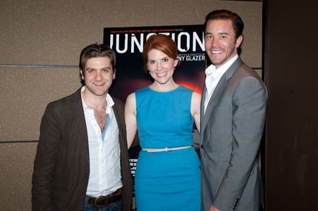 Junction Cast & Crew Screening at Tribeca Grand, NYC with (l to r) Harris Doran, Summer Crockett Moore & Tom Pelphrey