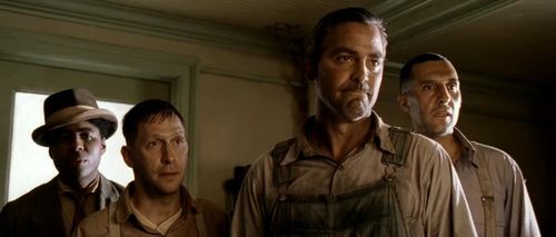 George Clooney, John Turturro, Chris Thomas King, and Tim Blake Nelson in O Brother, Where Art Thou? (2000)