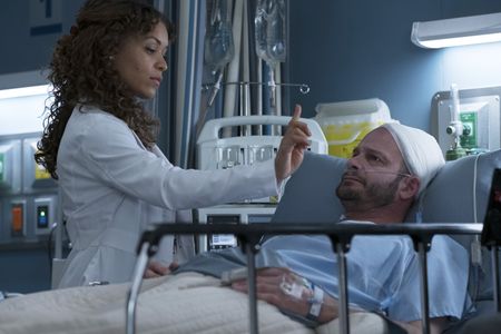 Art Kitching and Antonia Thomas in The Good Doctor (2017)