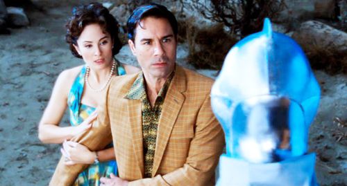 Eric McCormack and Jody Thompson in Alien Trespass (2009)